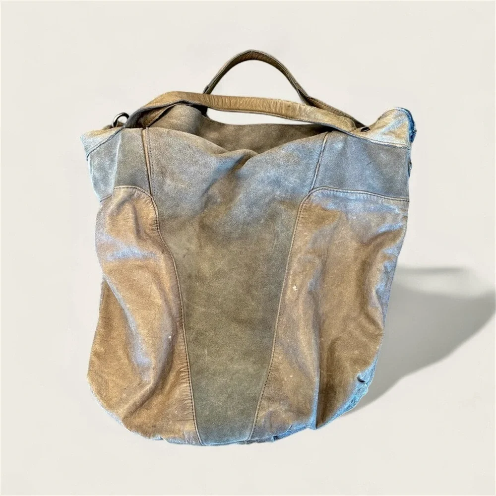BCBGMaxAzria Tan Leather Hobo Bag - Picture 2 of 14